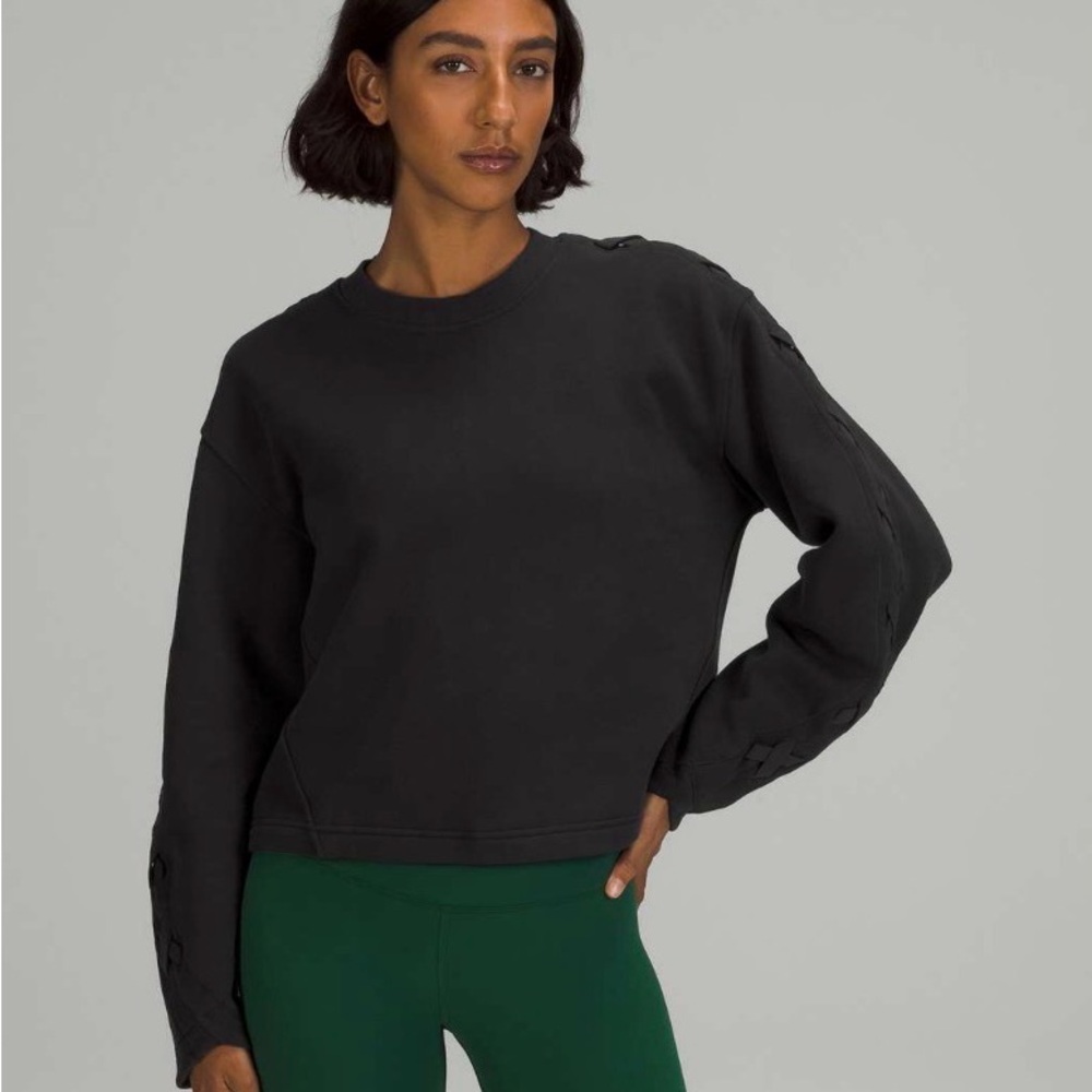 Lululemon Braided Sleeve Pullover